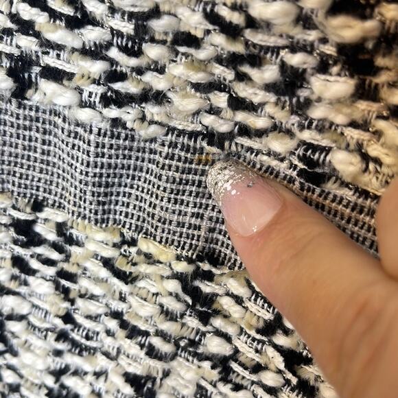 DOLAN Gray Woven / Knit 3/4 Sleeve Mini Dress / Tunic Top Size Medium - Picture 2 of 8